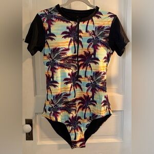 Tropical one piece swimsuit. Size XL.
